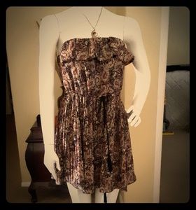 Strapless Mini dress summer sundress